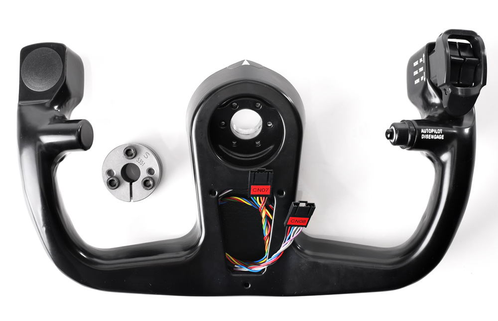 FSC B737 CONTROL WHEEL FO WITH SELF LOCKING DEVICE